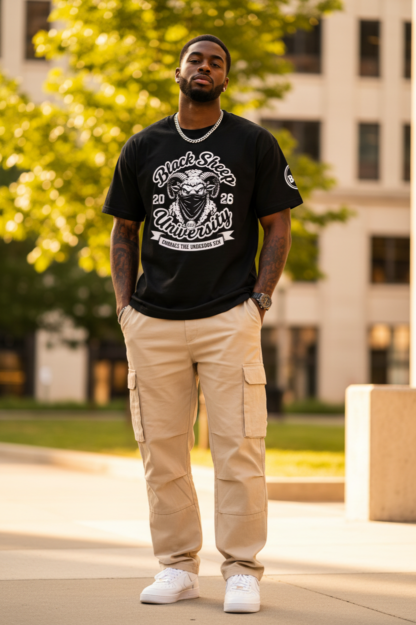 Black Sheep University - Black Tee Variation